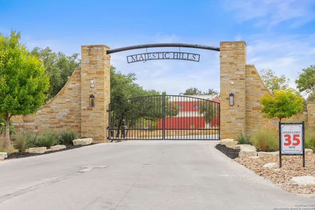 a view of a street with a building in the background
