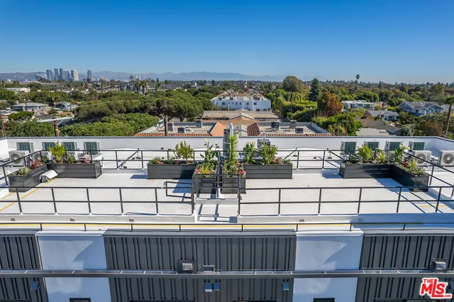 a view of city from a terrace