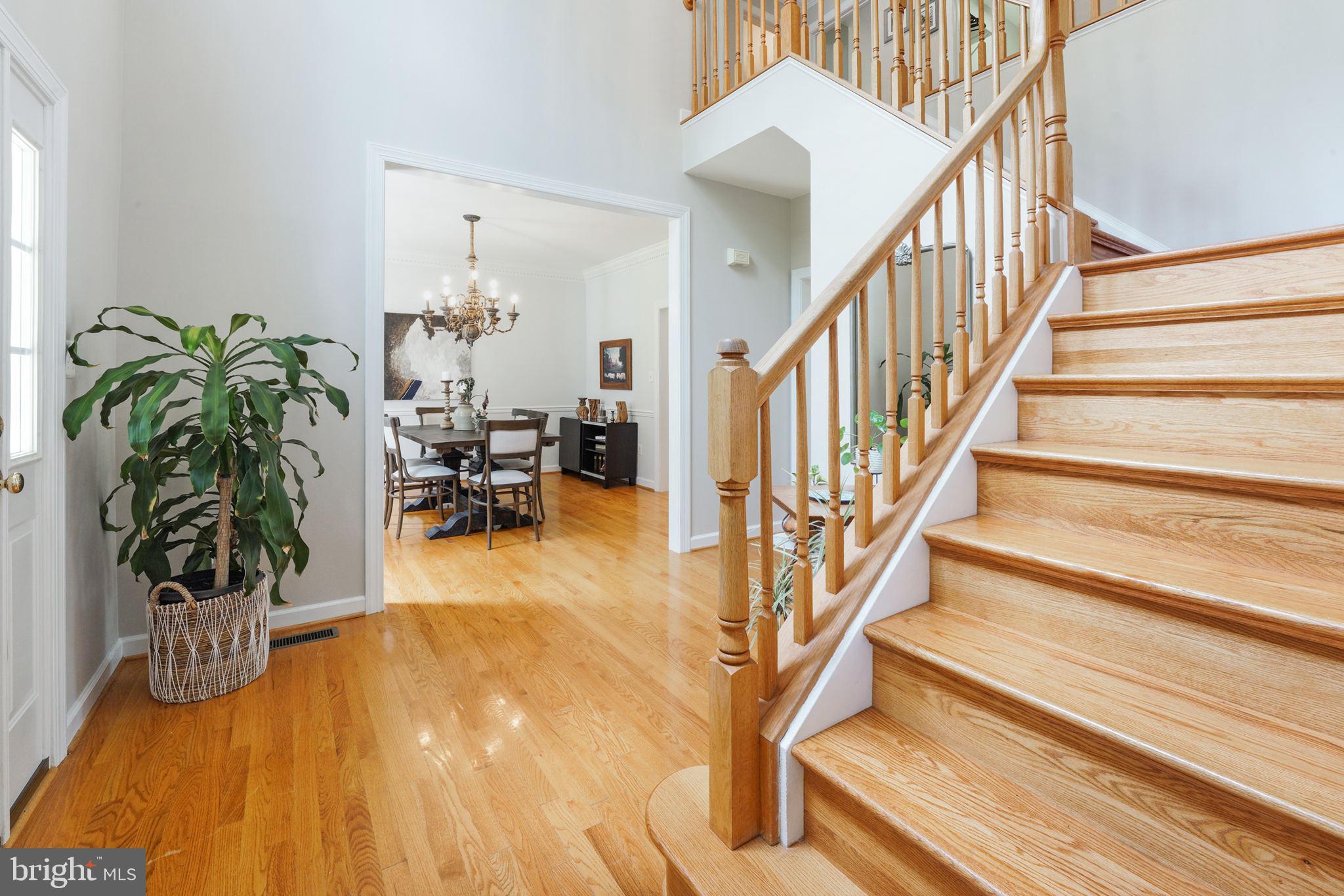 7163 Pine Ridge Road Marshall, VA 20115 - Photo 14 of 66 2-Story Foyer with HDWD Stairs Opens to Dining Rm