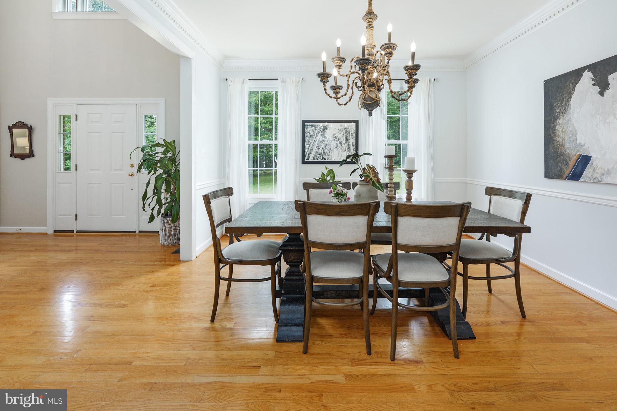 7163 Pine Ridge Road Marshall, VA 20115 - Photo 15 of 66 Spacious Dining Room Opens to 2-Story Foyer