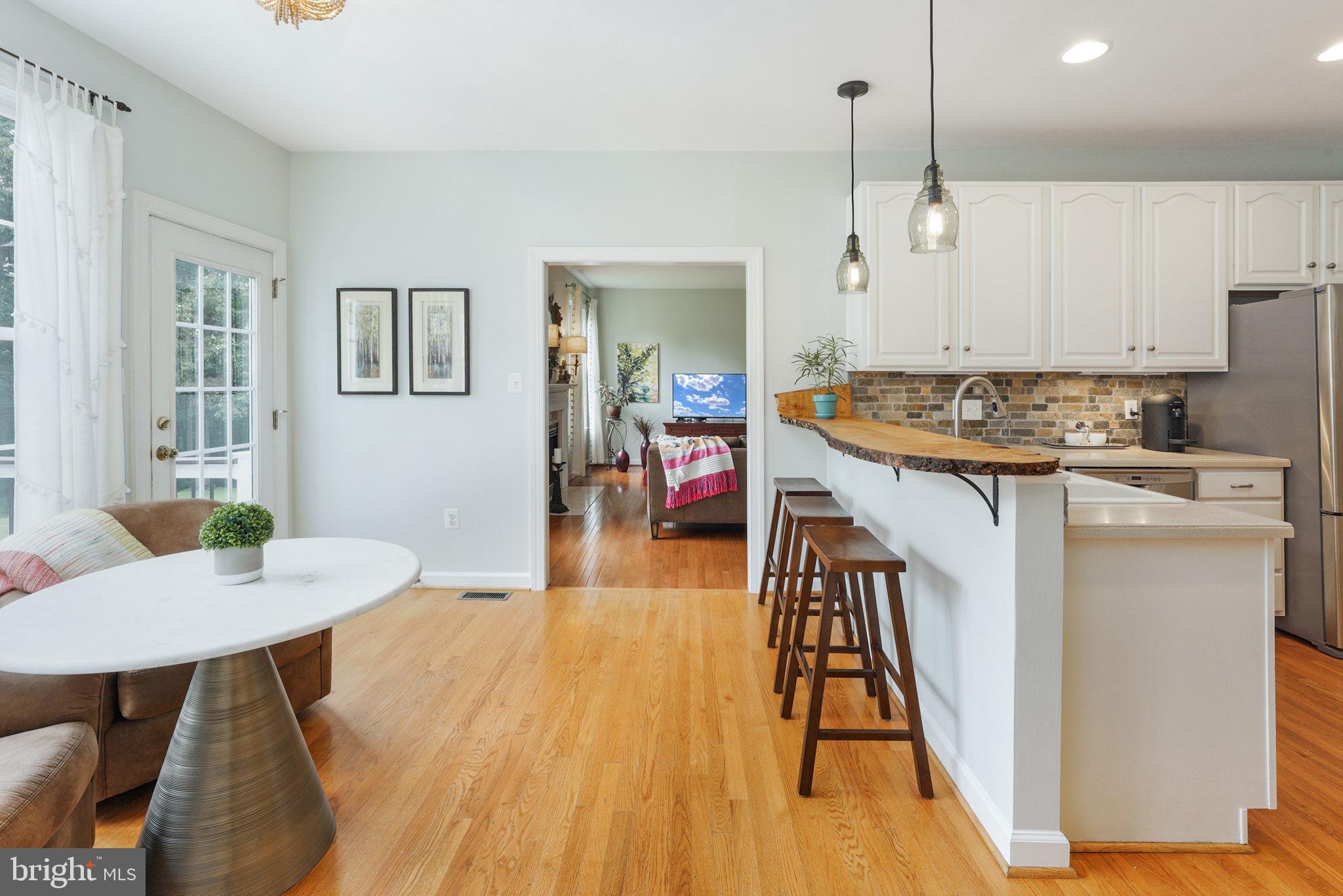 7163 Pine Ridge Road Marshall, VA 20115 - Photo 28 of 66 Breakfast Room/Kitchen Opens to Family Room
