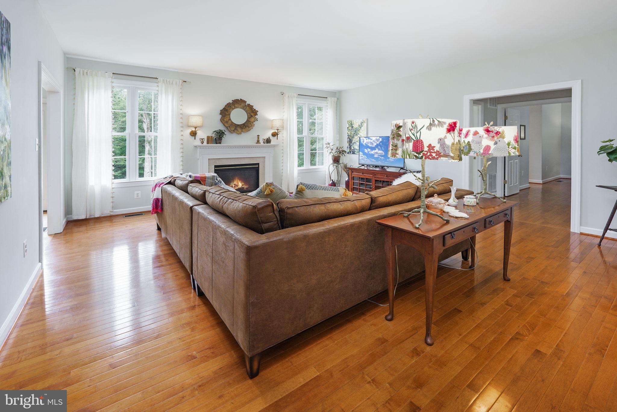 7163 Pine Ridge Road Marshall, VA 20115 - Photo 32 of 66 Family Room Opens to 2nd Half Bath & Owner's Suite