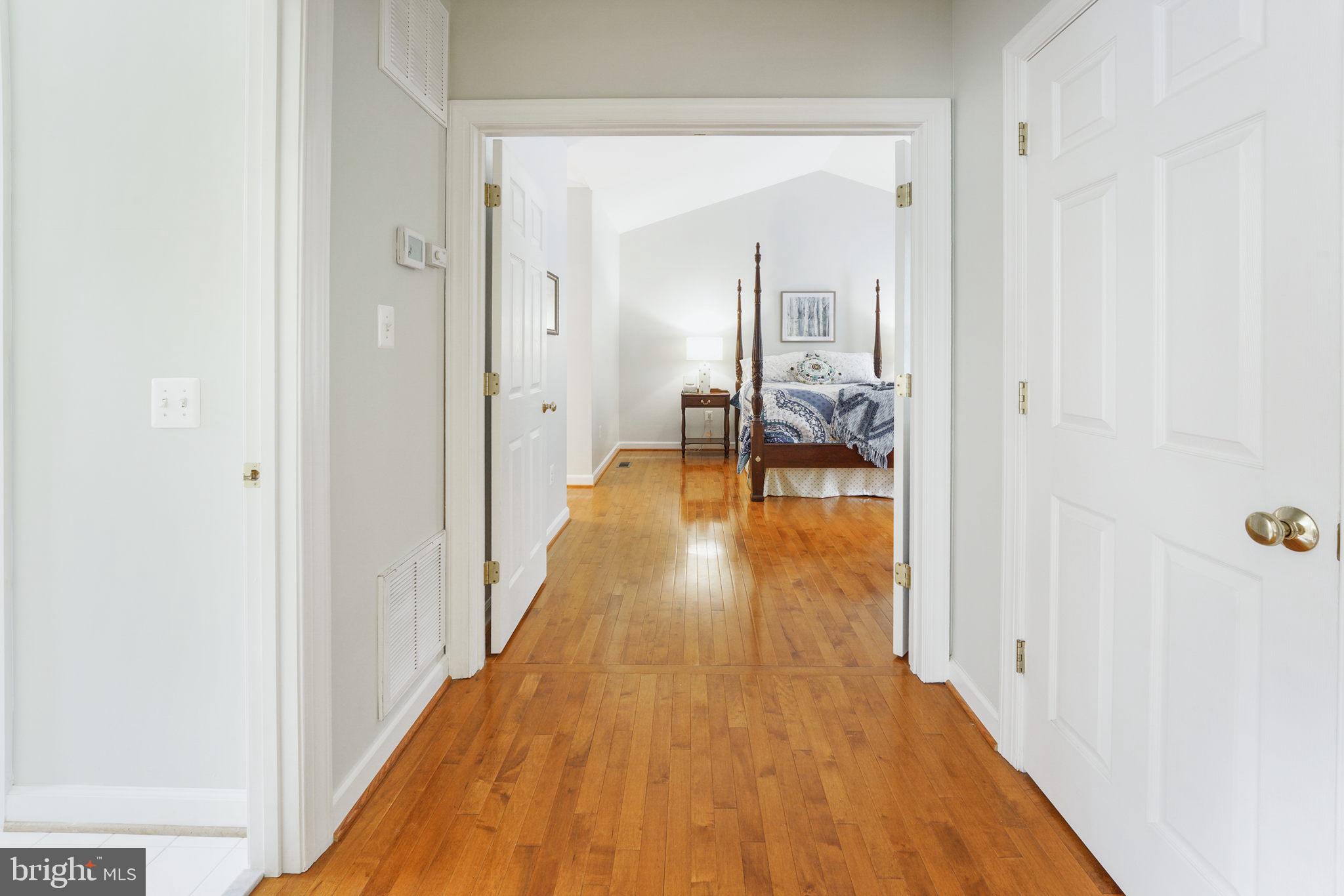 7163 Pine Ridge Road Marshall, VA 20115 - Photo 34 of 66 Hallway to Owner's Suite with Double Door Entry