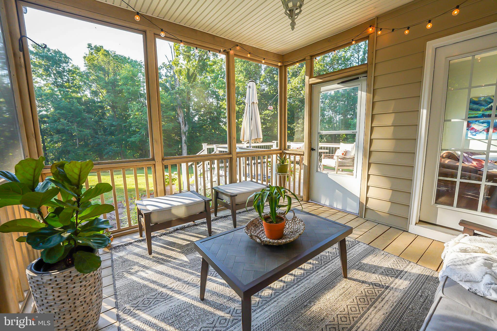 7163 Pine Ridge Road Marshall, VA 20115 - Photo 61 of 66 Screened Porch Opens to Deck & Breakfast Room