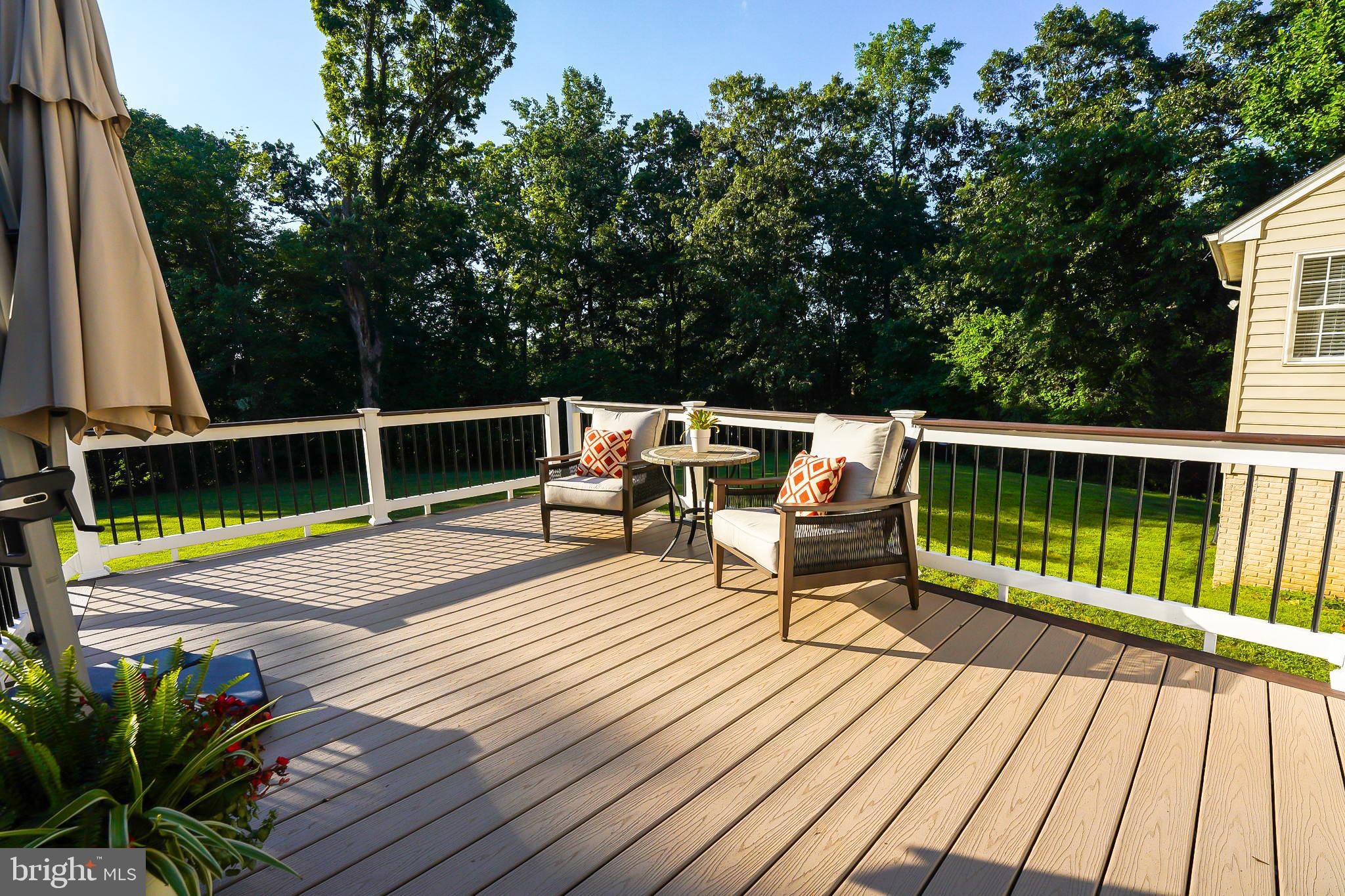 7163 Pine Ridge Road Marshall, VA 20115 - Photo 62 of 66 Screened Porch Opens to Maintenance-Free Deck