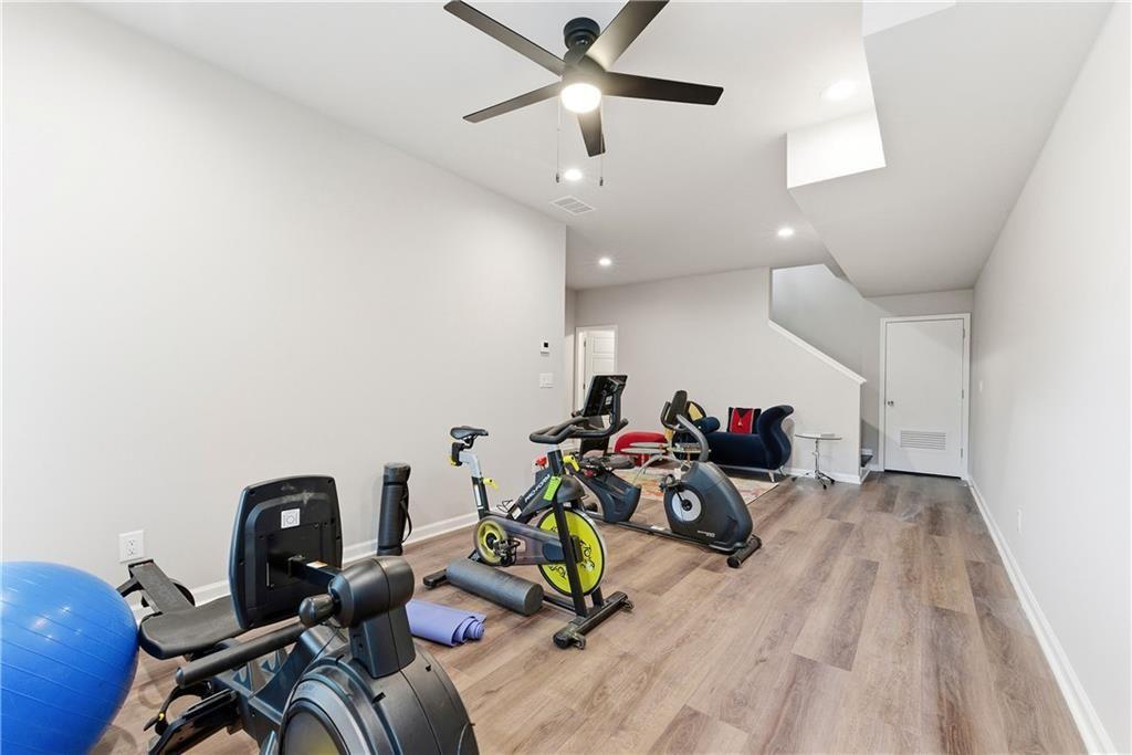3360 Sarah Trail, Unit 1 Decatur, GA 30032 - Photo 28 of 41 a view of a room with gym equipment