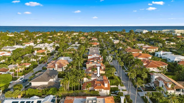 a city view with ocean