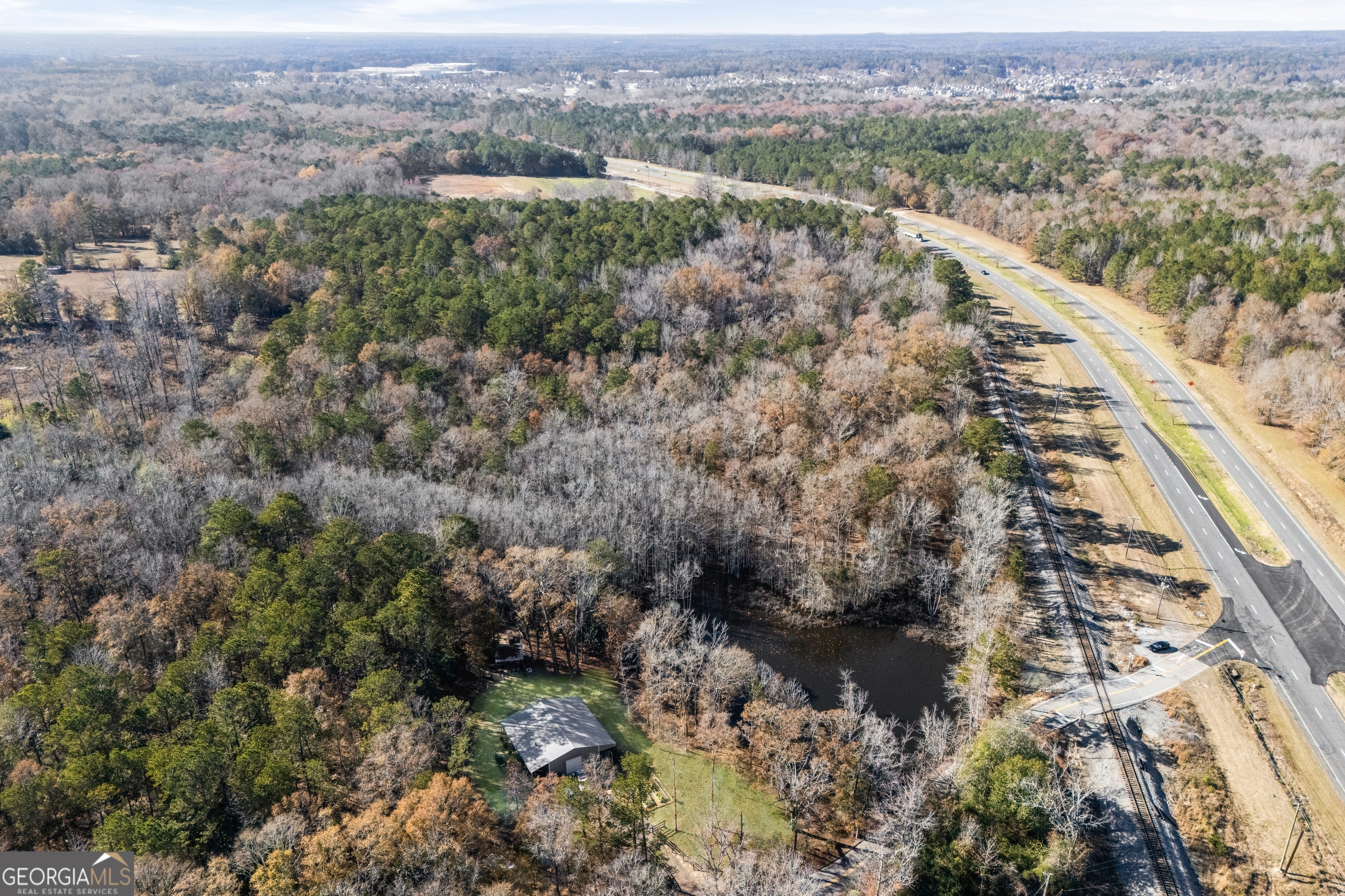 4057 Pope Road Midland, GA 31820 - Photo 3 of 15 an aerial view of mountain with yard and mountain view in back