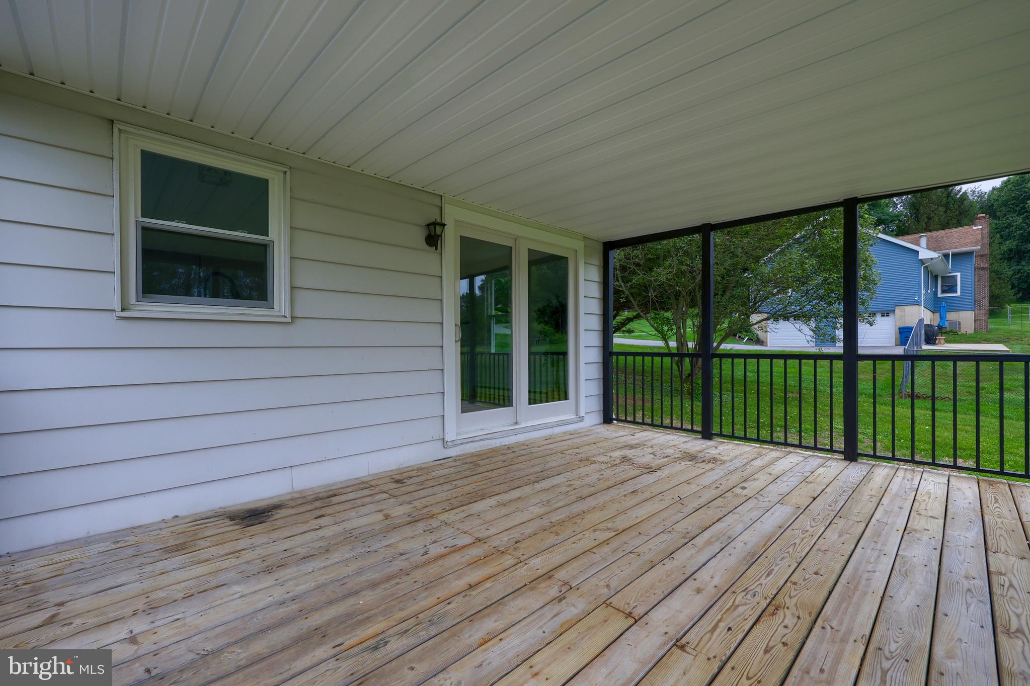 2208 Keeney Road Spring Grove, PA 17362 - Photo 46 of 64 a view of backyard with a wooden deck