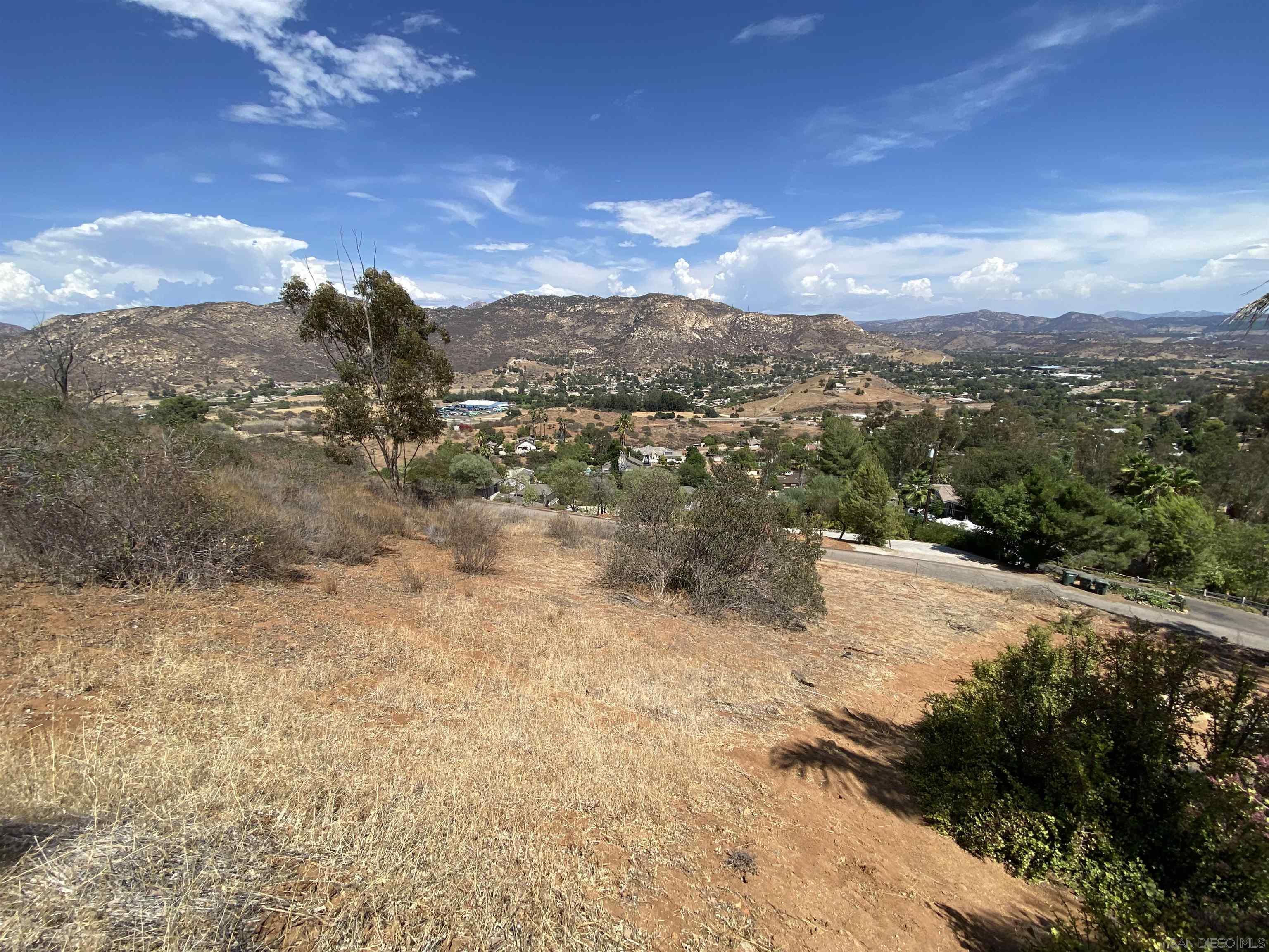 0 Hi Ridge Road Lakeside, CA 92040 - Photo 5 of 18 a view of a yard with mountains in the background