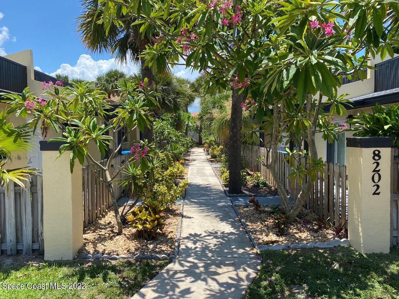 a plant that is in front of a house