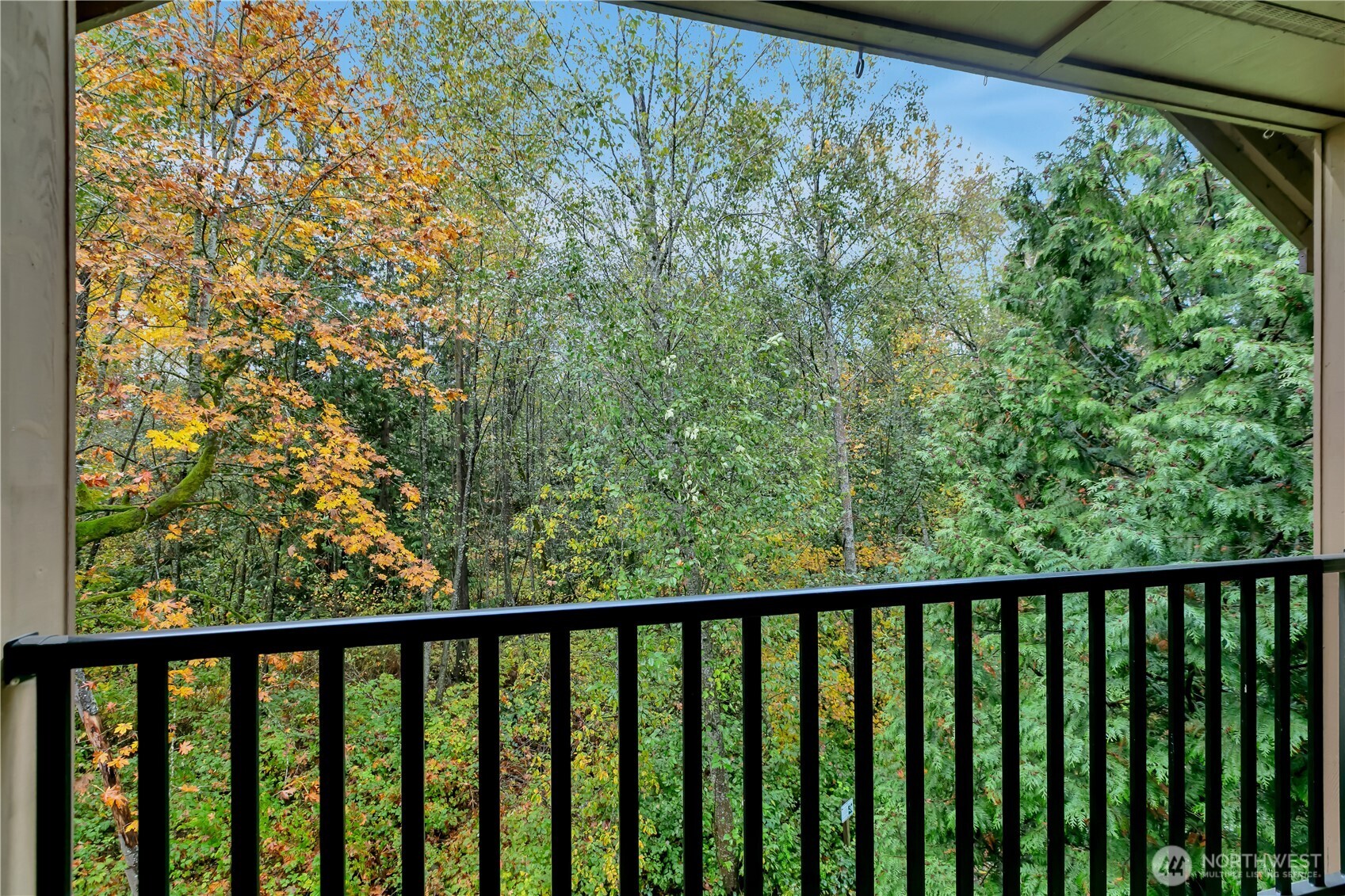 18930 Bothell Everett Highway, Unit B304 Bothell, WA 98012 - Photo 24 of 35 a view of a balcony with a plant