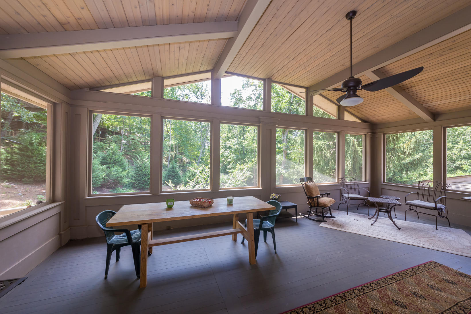 5244 Falcon Ridge Road Roanoke, VA 24018 - Photo 22 of 49 a living room with furniture and a large window