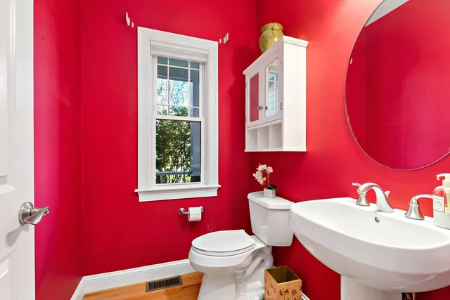 a bathroom with a sink and a toilet