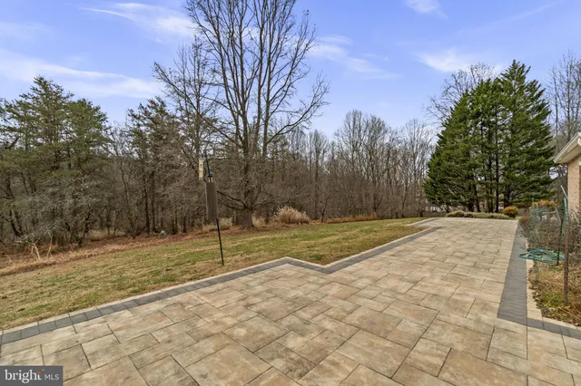 a backyard of a house