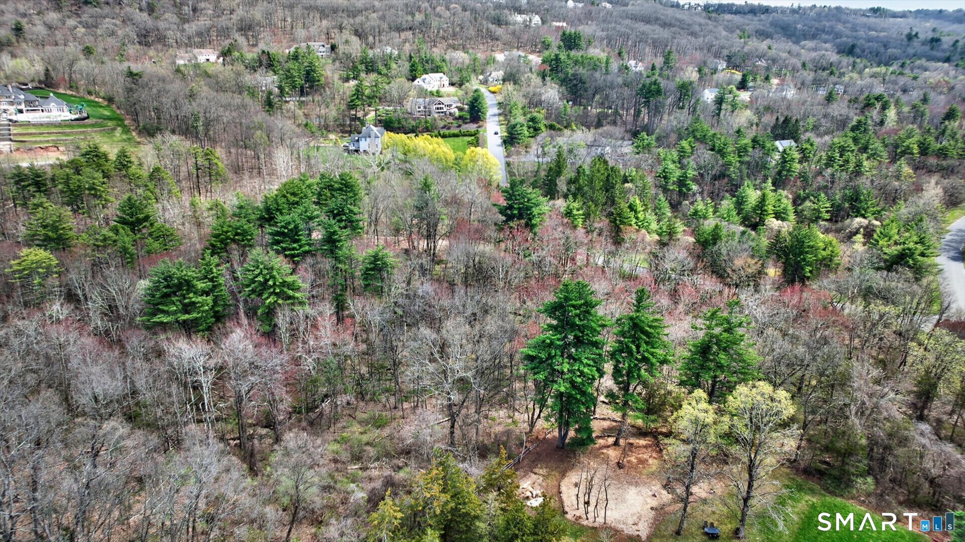 20 Breezy Knoll Avon, CT 06001 - Photo 10 of 17 an aerial view of residential house with outdoor space and trees all around