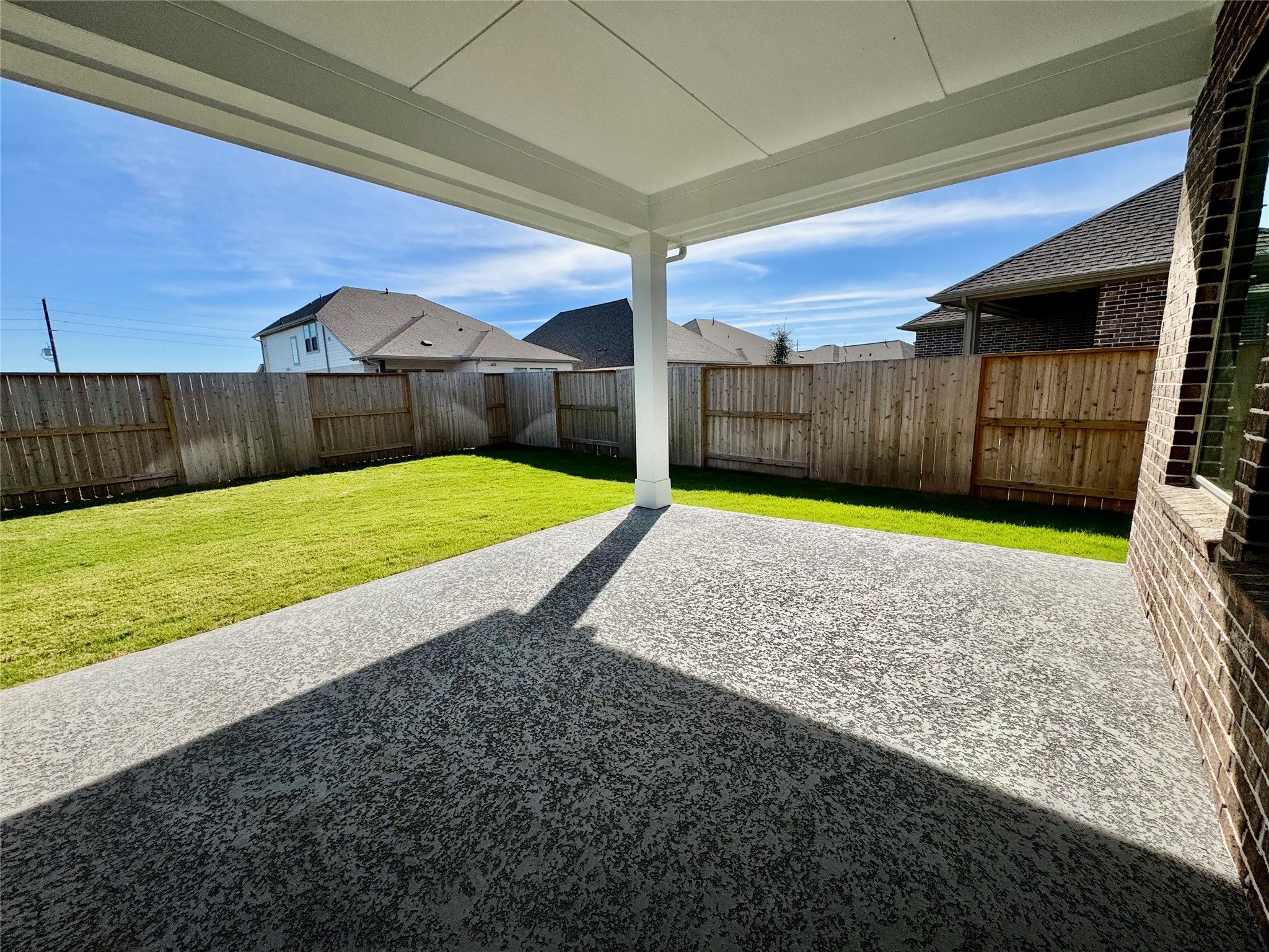 8923 Moose Trail Manvel, TX 77578 - Photo 18 of 20 a view of a backyard with a garden