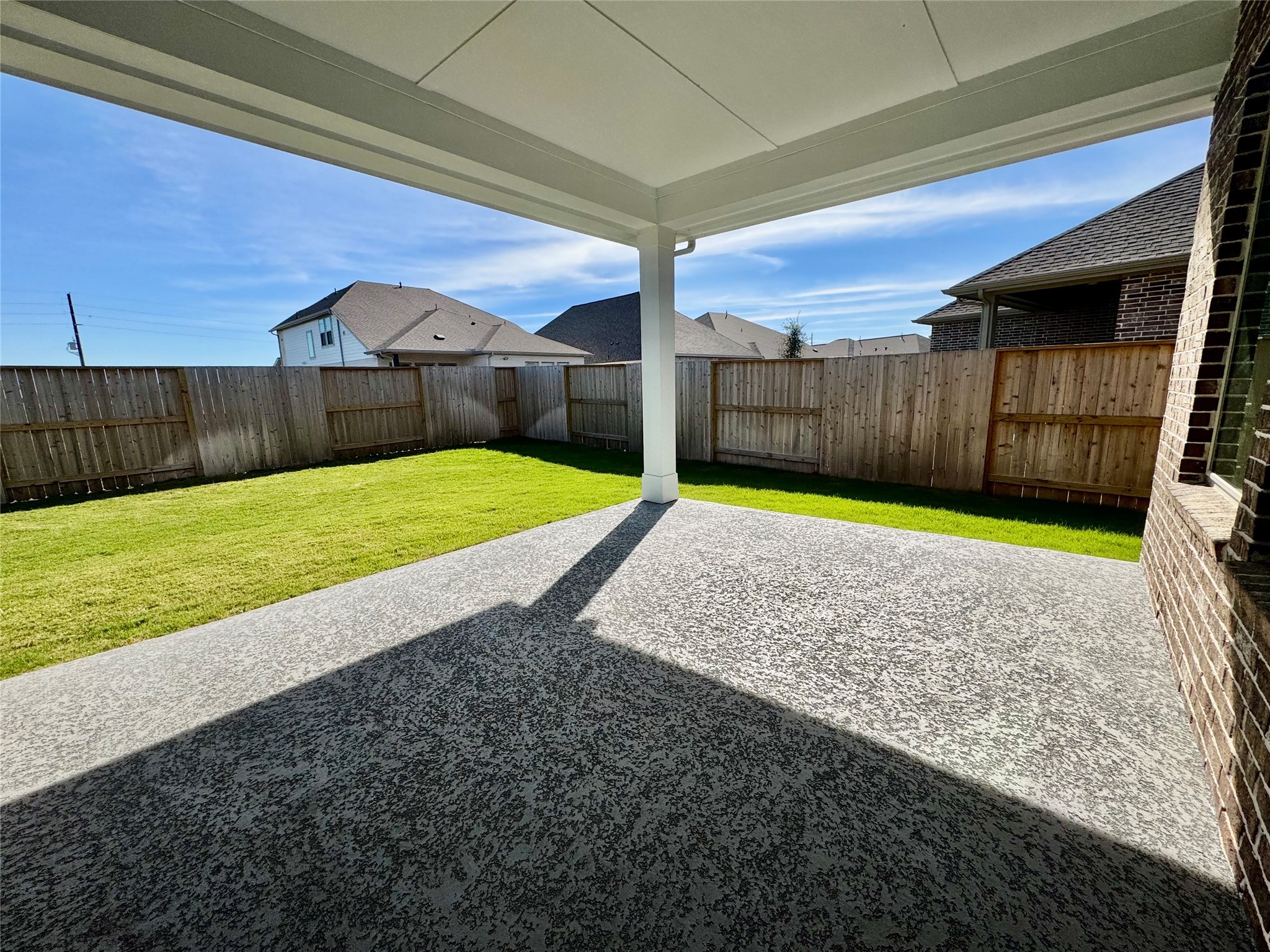 8923 Moose Trail Manvel, TX 77578 - Photo 19 of 20 a view of a backyard with a garden