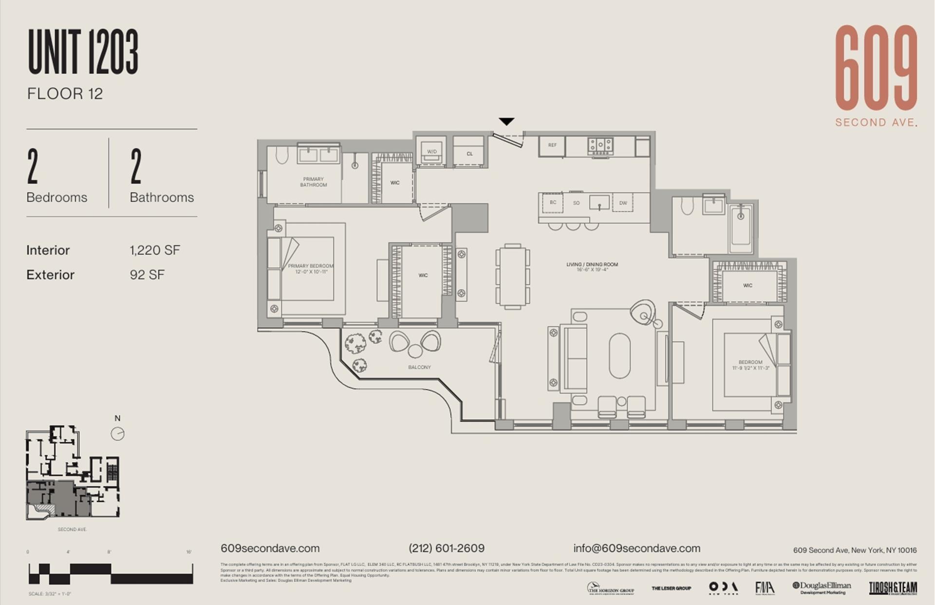 609 2nd Avenue, Unit 1203 Manhattan, NY 10016 - Photo 11 of 11 a view of a kitchen with an oven