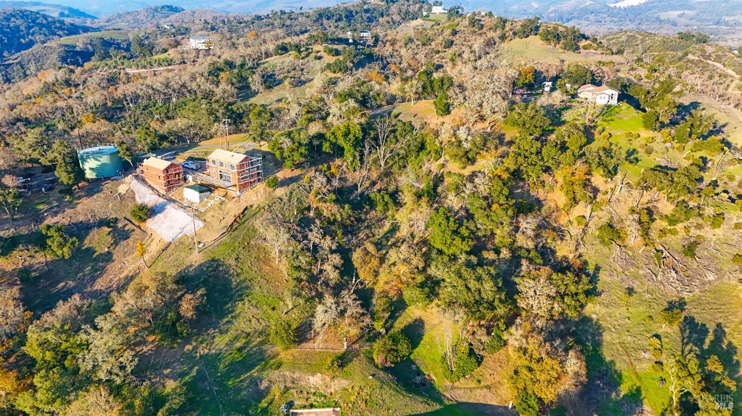 13370 Saddle Road Glen Ellen, CA 95442 - Photo 7 of 17 The property in this picture is to the right of the property currently being built. Great views.
