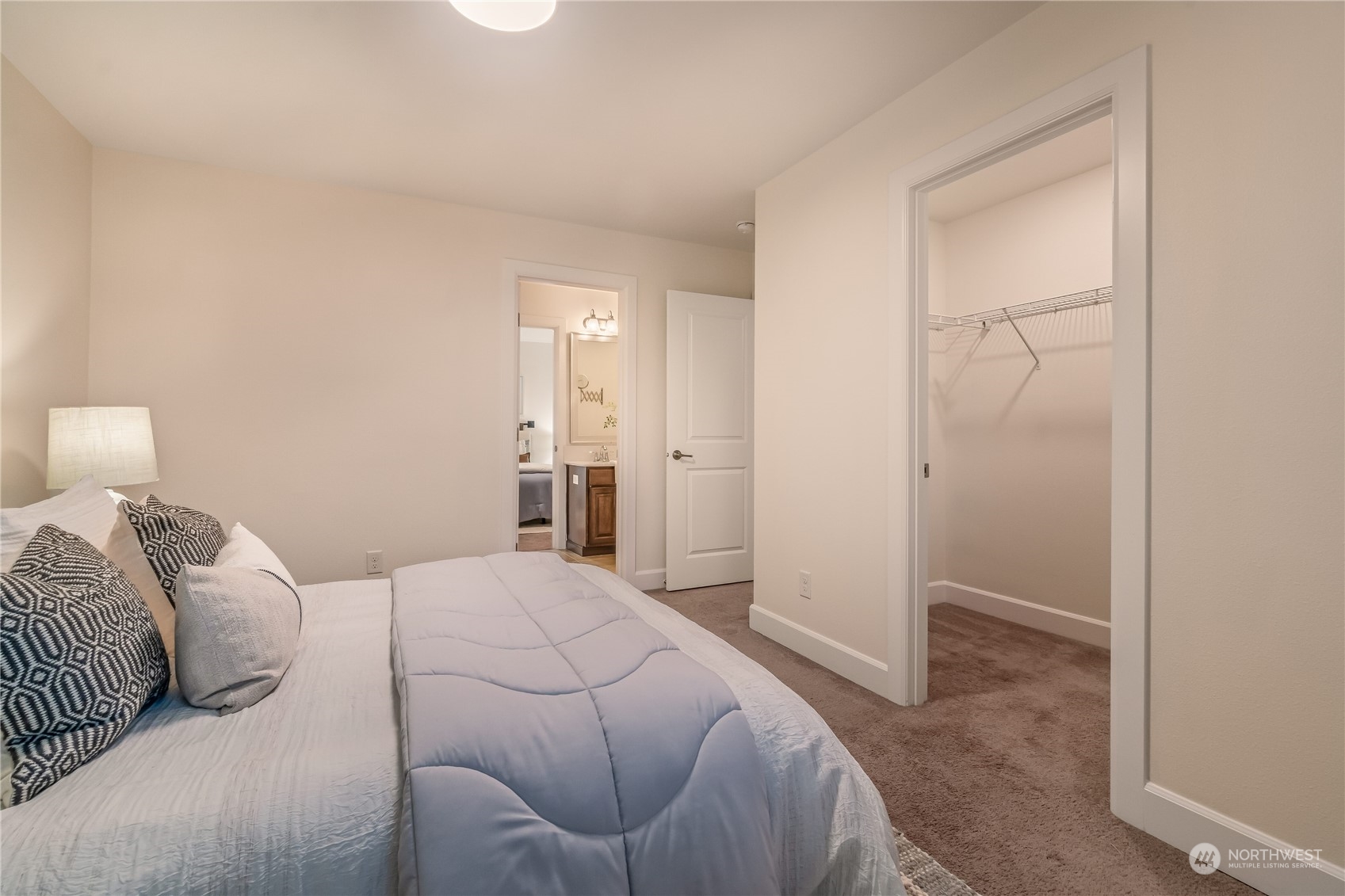 17514 39th Avenue Southeast Bothell, WA 98012 - Photo 28 of 40 a bedroom with a bed and closet