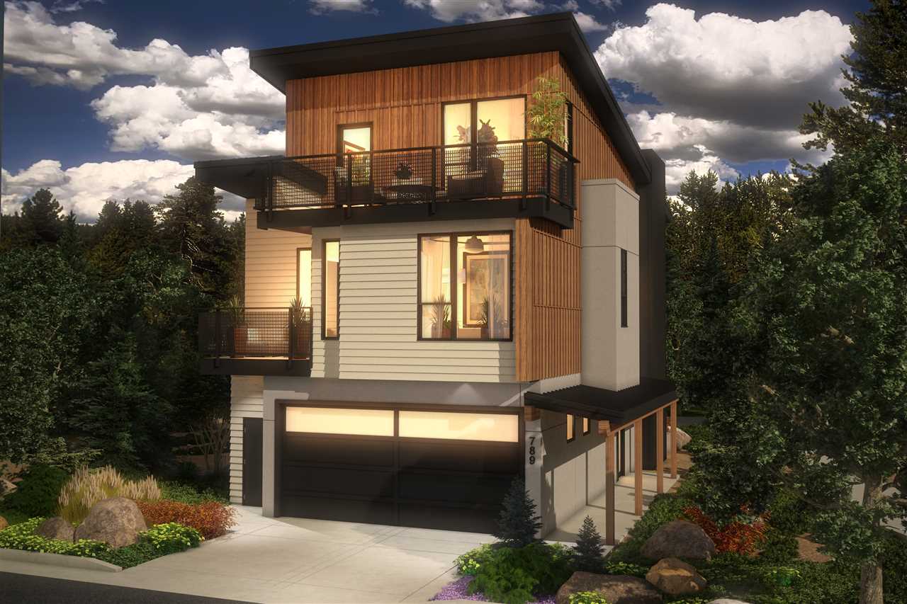 12881 Ice House Loop Truckee, CA 96161 - Photo 4 of 8 a front view of a house with a yard