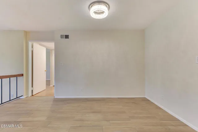 a view of empty room