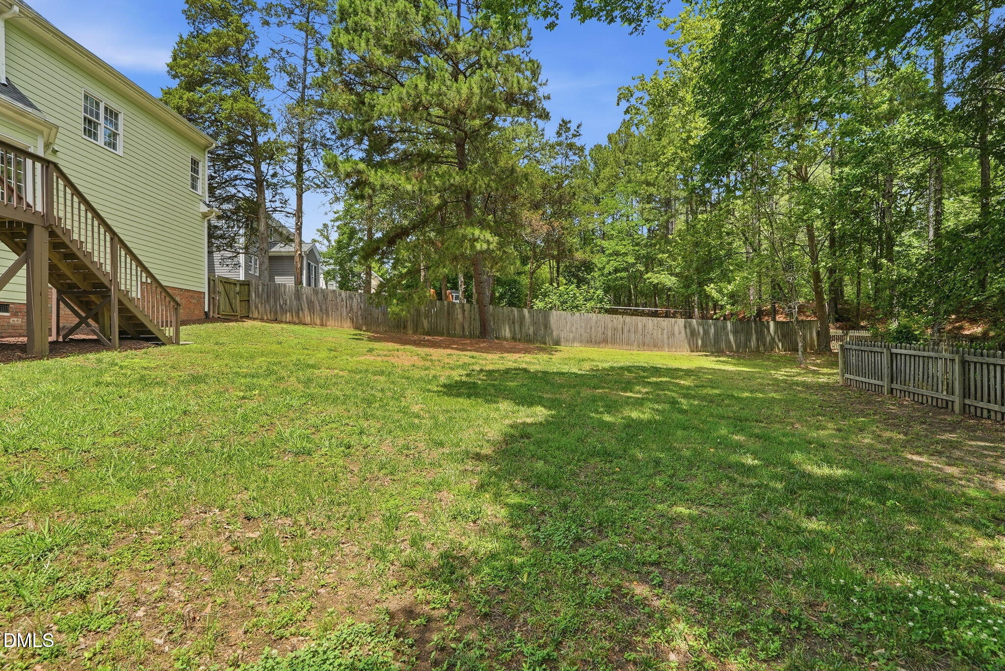 7 Morgans Ridge Lane Durham, NC 27707 - Photo 71 of 75 a view of outdoor space with deck and yard