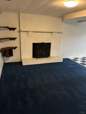 a black and white checkered floor