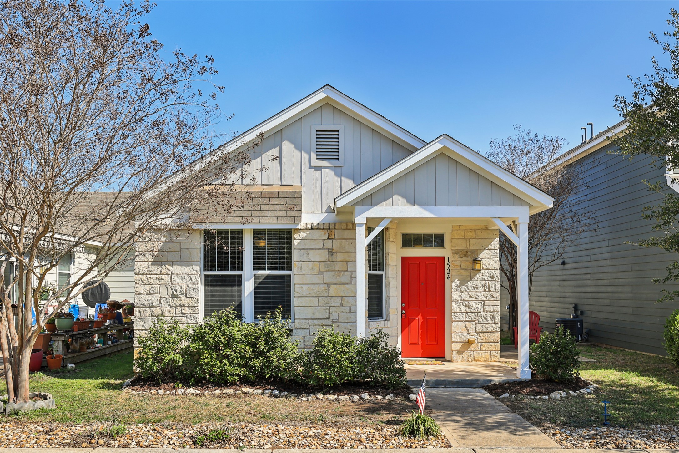 1524 Sanders Kyle, TX 78640 - Photo 3 of 37 a front view of a house with a yard