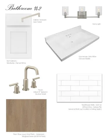 a bathroom with a sink vanity and a mirror