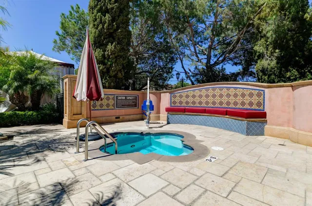 a view of outdoor space with garden