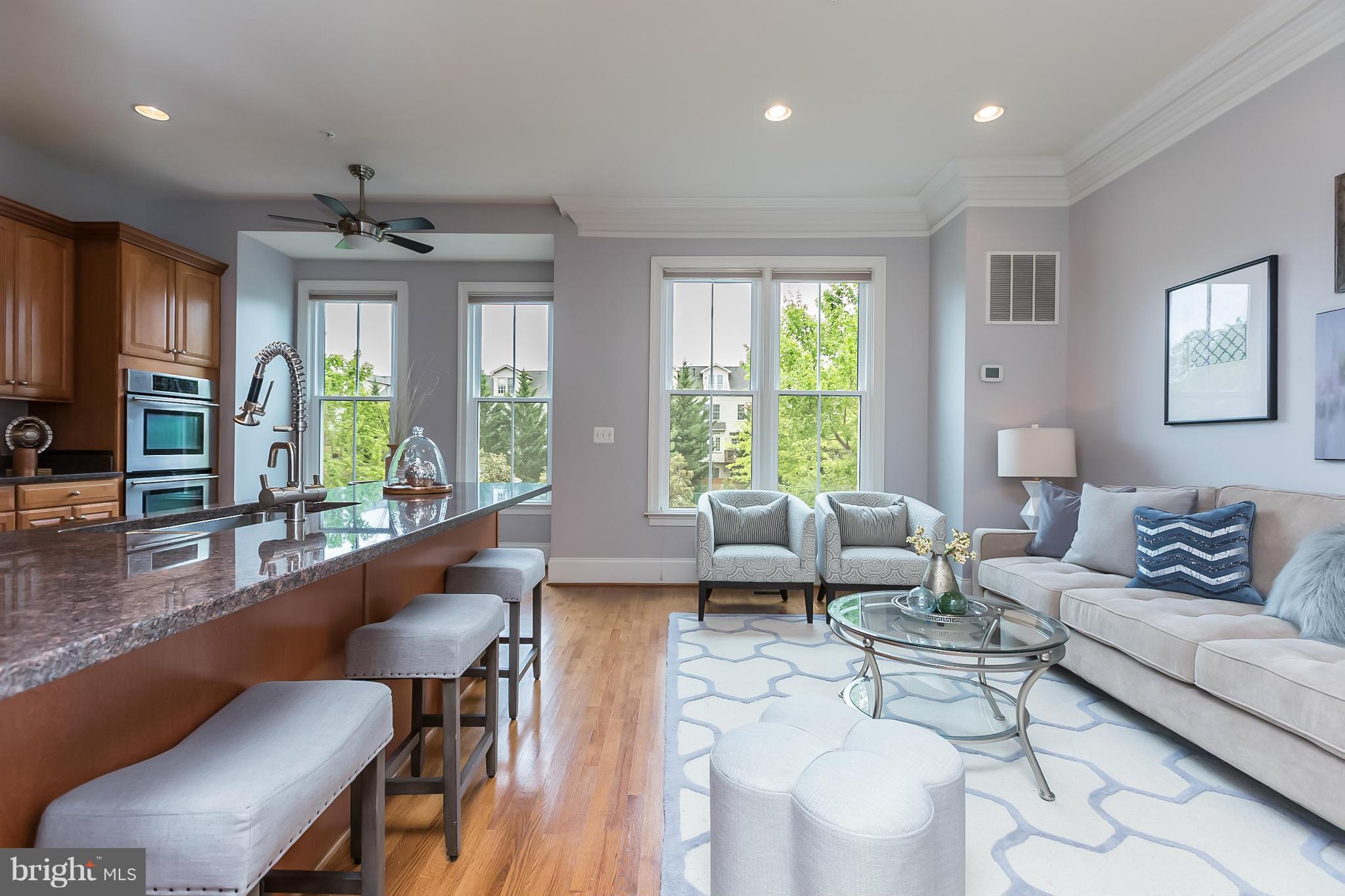 722 Carpenter Road Alexandria, VA 22314 - Photo 1 of 28 Kitchen opens to large family room