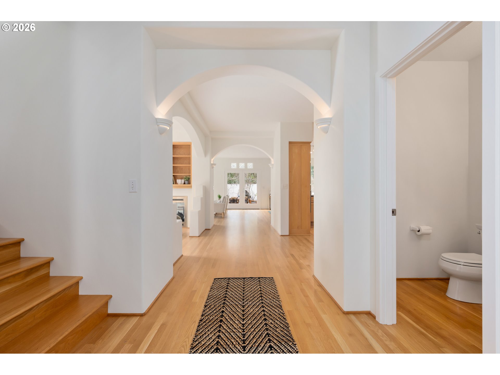 4015 Spring Knoll Drive Eugene, OR 97405 - Photo 4 of 48 a view of a bathroom from the hallway