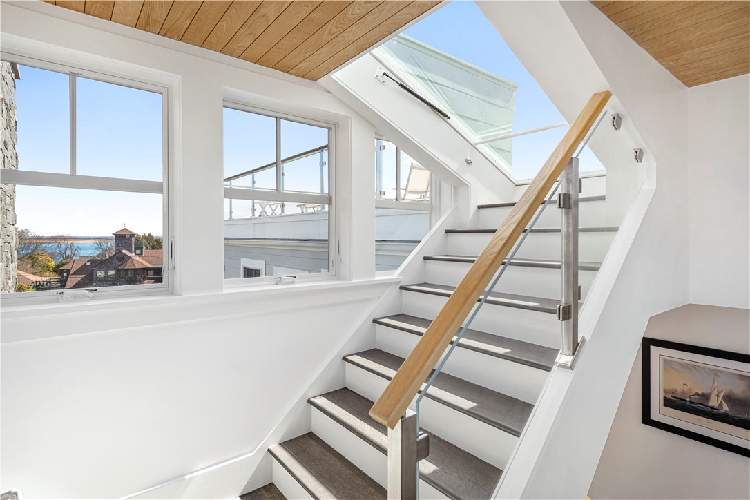 592 Tuckerman Avenue Middletown, RI 02842 - Photo 39 of 50 Stairs to the roof top deck. Highest point in Easton's Point