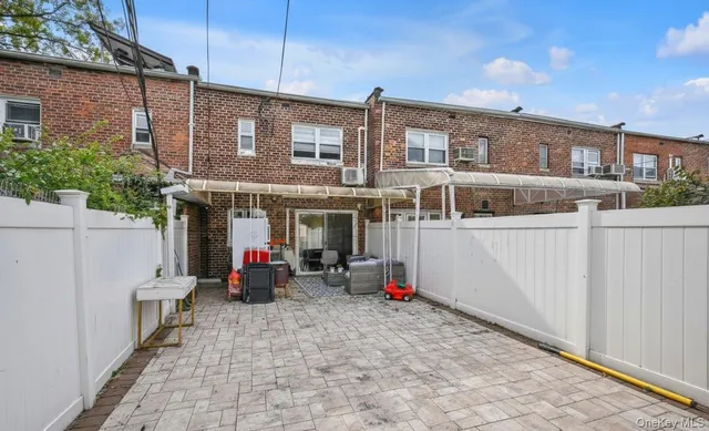 a view of a building with a outdoor space