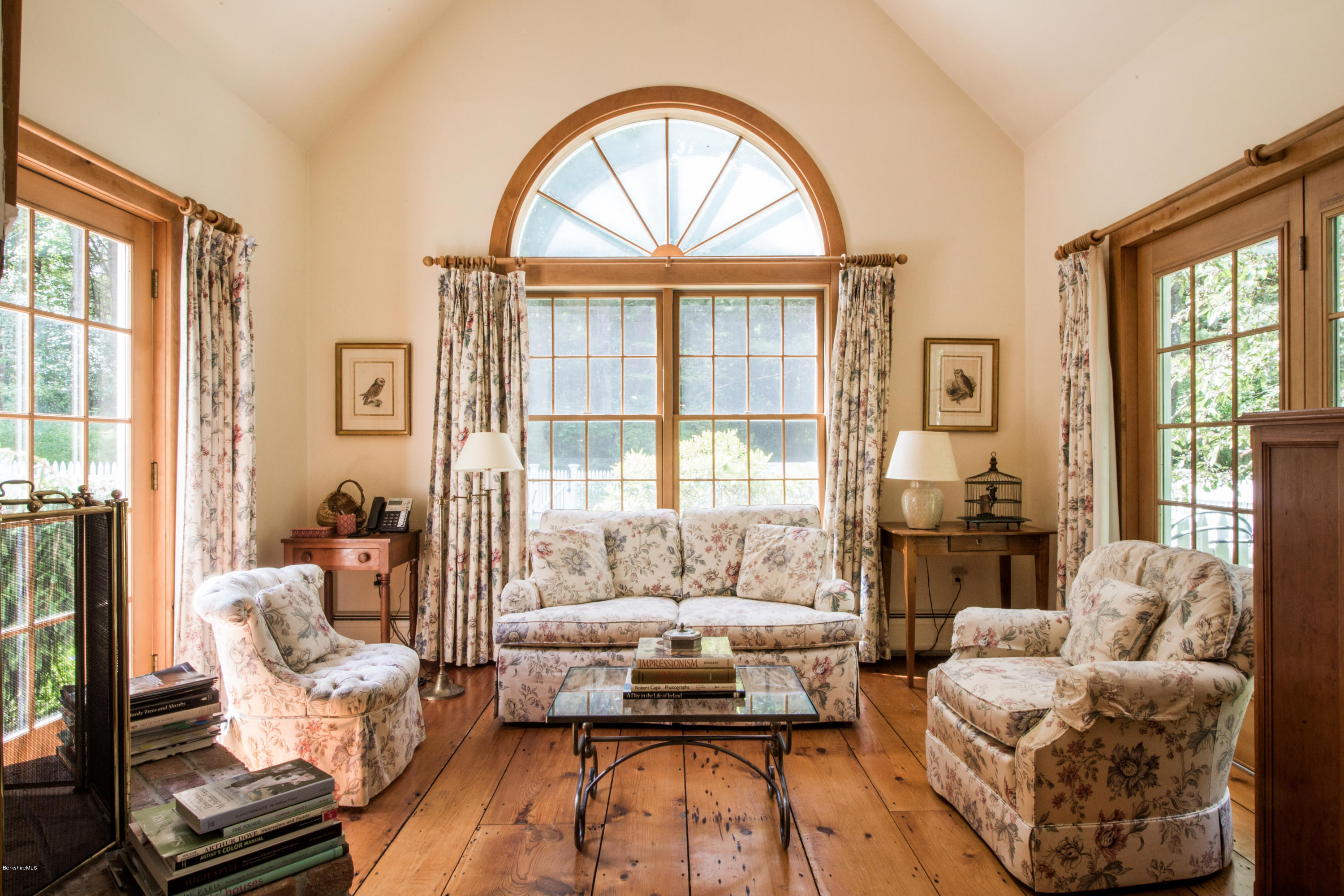 102 West Center Road West Stockbridge, MA 01266 - Photo 7 of 19 SUNROOM WITH FIREPLACE