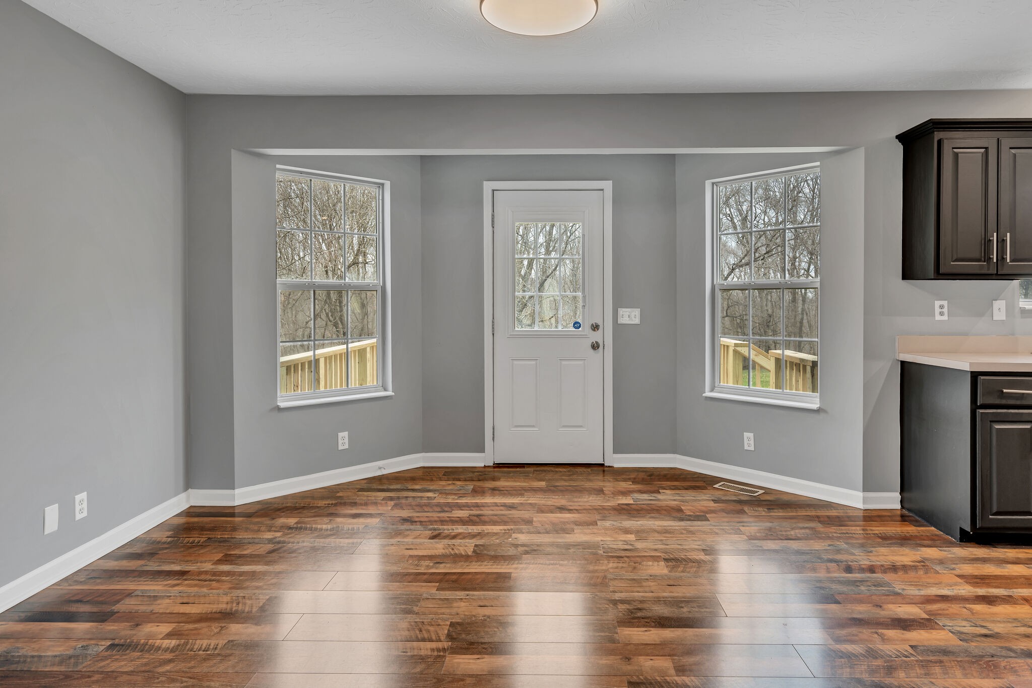 3716 Dobbin Road Springfield, TN 37172 - Photo 11 of 34 a view of empty room with wooden floor and fan