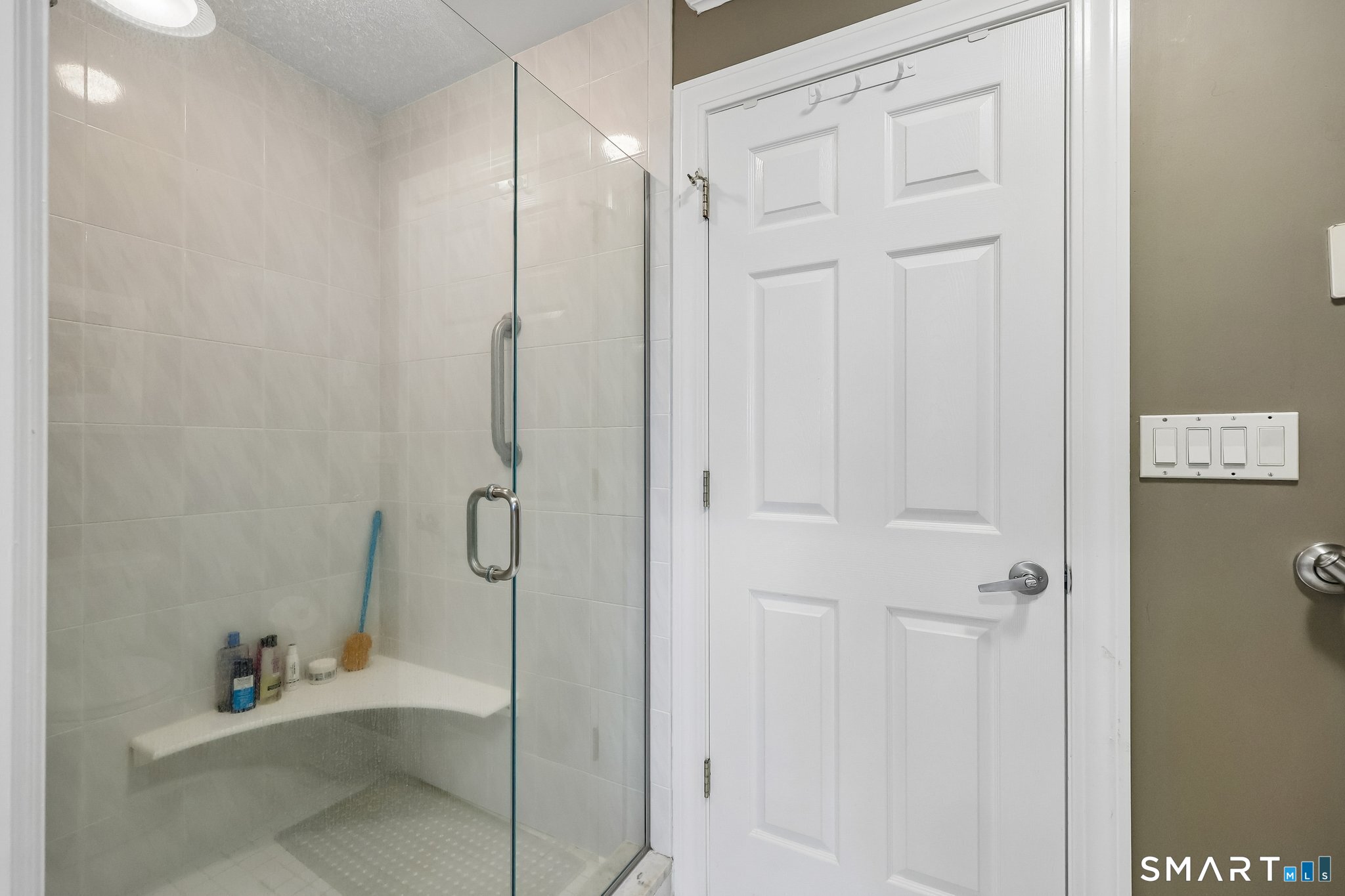 72 Strawberry Hill Road Madison, CT 06443 - Photo 26 of 40 There's a separate tiled shower with glass door too