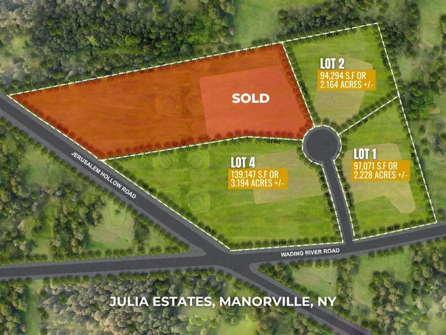 $1,099,000 | Lot 1 Wading River Road, Manorville, NY 11949