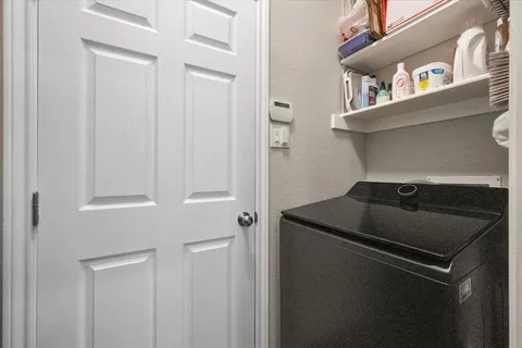 a close view of utility room