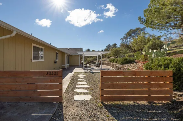 an aerial view of a residential houses