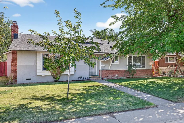 a house that has a tree in it