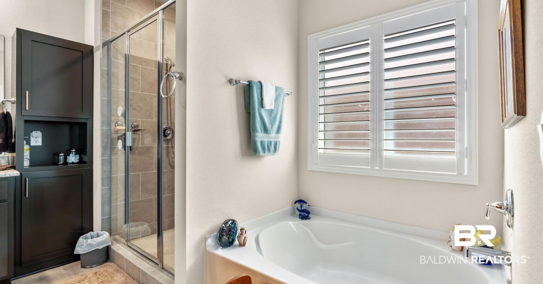 8841 Calverton Street Foley, AL 36535 - Photo 35 of 51 Bathroom featuring shower with separate bathtub