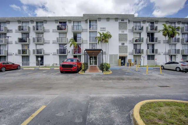 a car parked in front of building