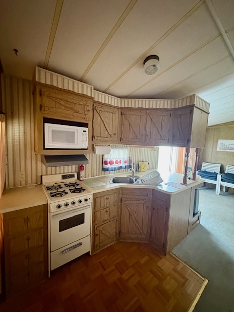 2-262 Woodhaven Sublette, IL 61367 - Photo 14 of 20 a kitchen with a stove a sink and a refrigerator