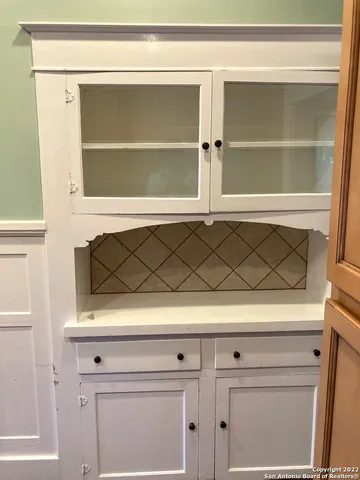 a close view of door