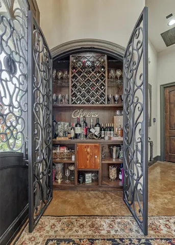 a view of room with storage