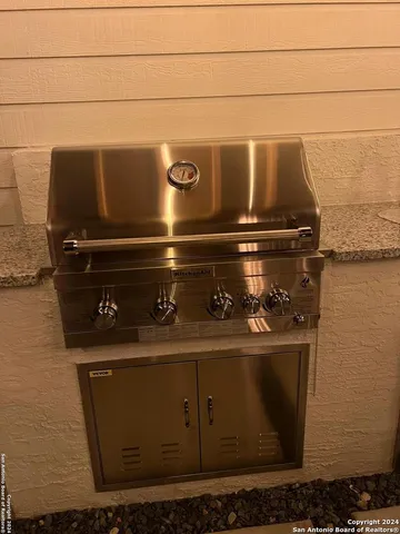 a close view of stove