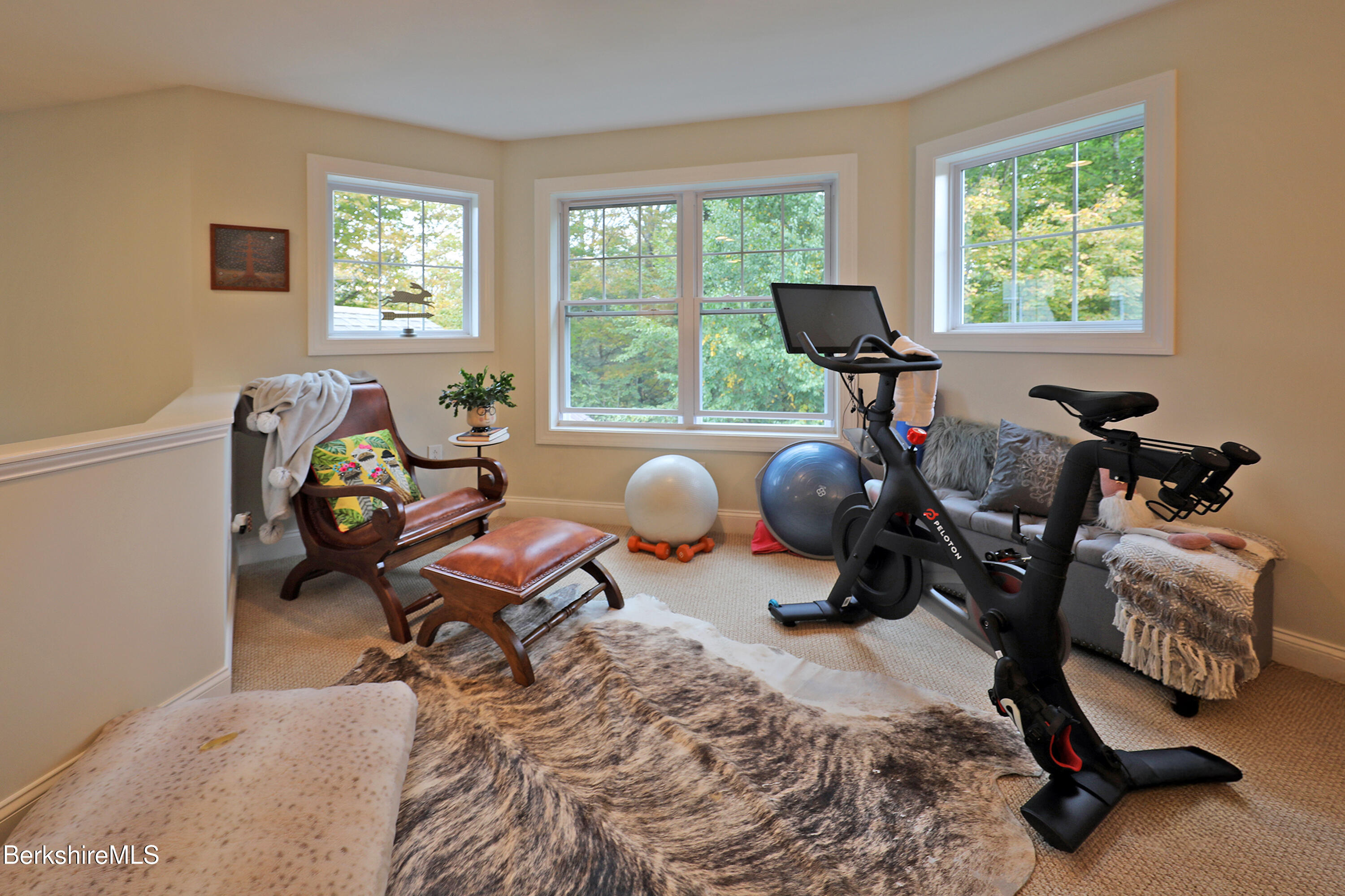 103 Alpine Trail Pittsfield, MA 01201 - Photo 31 of 39 a living room with furniture gym equipment and a window